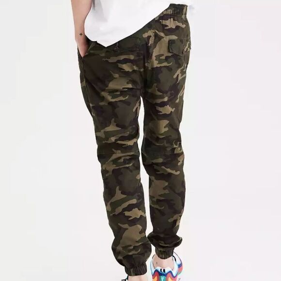 AE Camo Green Flex Khaki Jogger - Picture 6 of 16